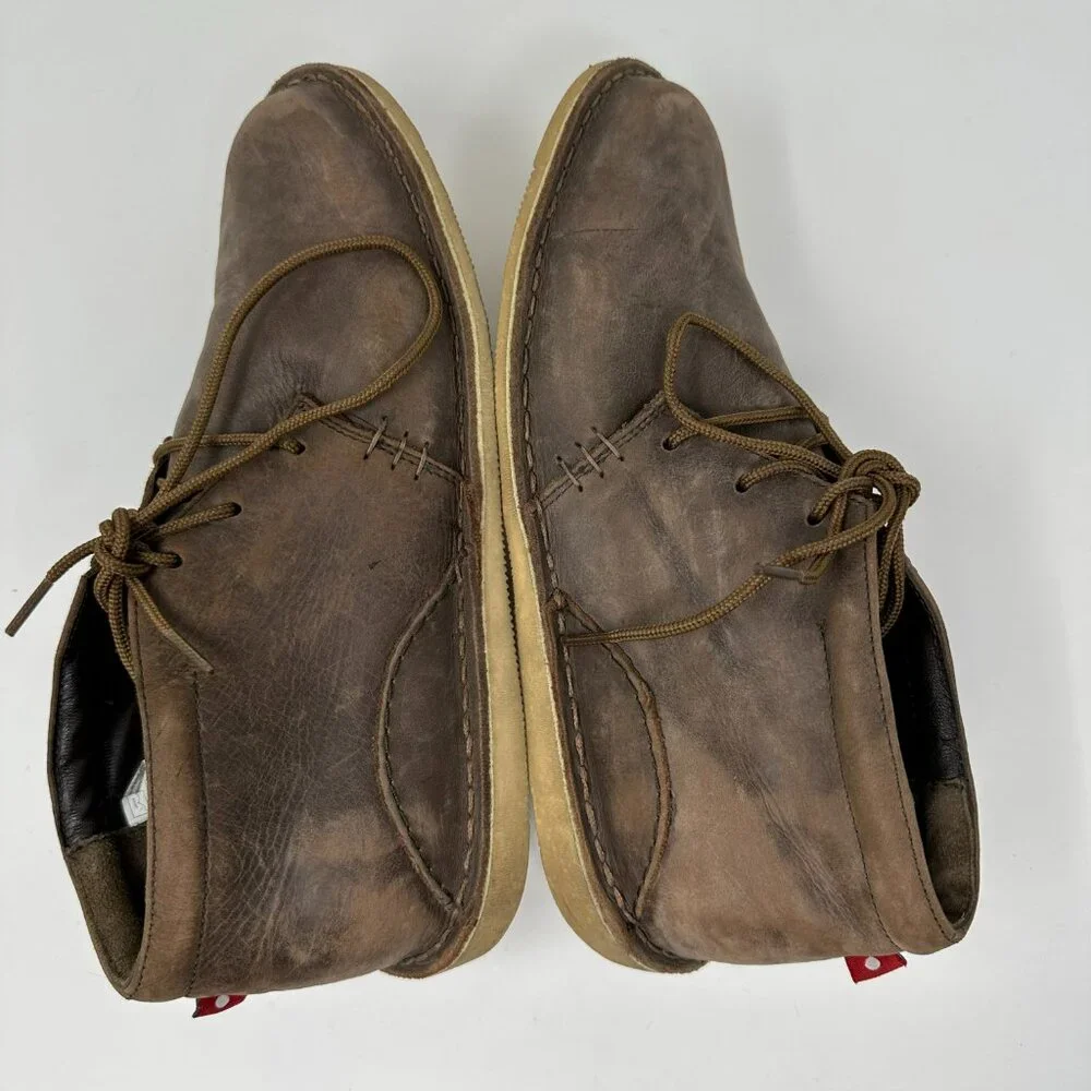 Oliberte Chukka Adibo Lace up Leather Casual Men’s Shoe. - Picture 4 of 16